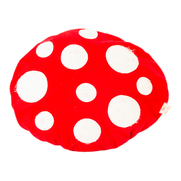 Cushion Mushroom Red & White