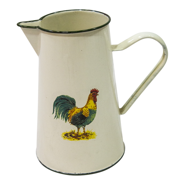 Jug Tin Roster Print & Cream