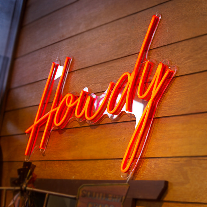 LED NEON SIGN Howdy
