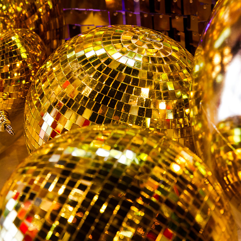 Mirror Ball  GOLD 20cm