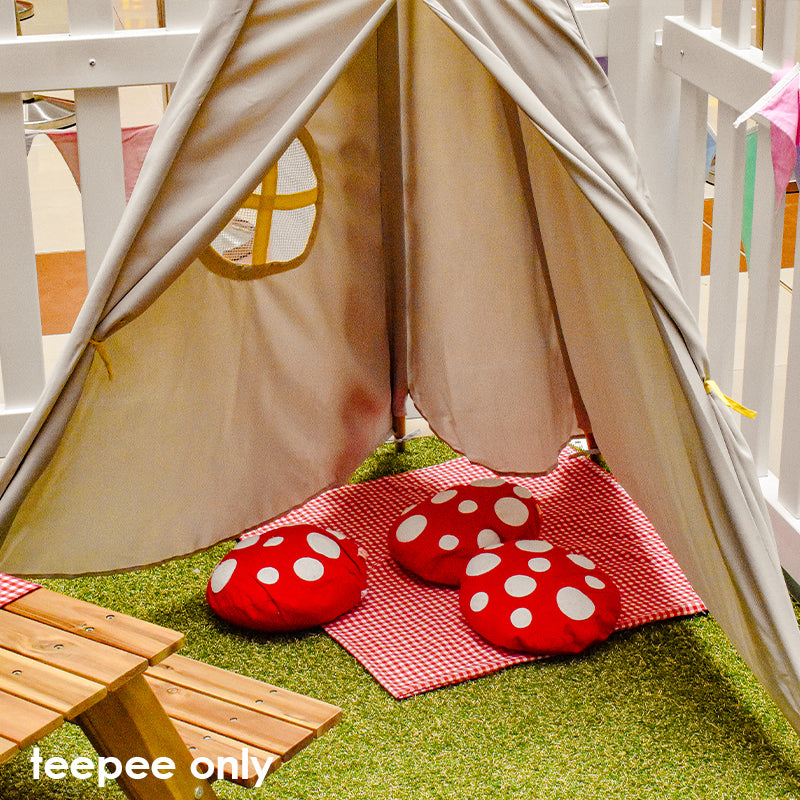 Teepee Linen Yellow & White