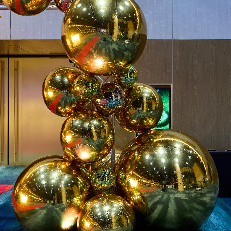 Inflatable Gold Sphere 0.9m