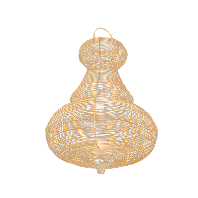 Chandelier Large Bell Natural