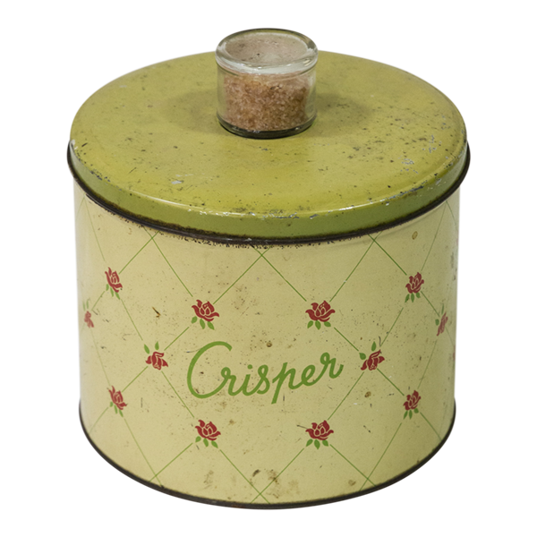Tin Crisper Green & Red