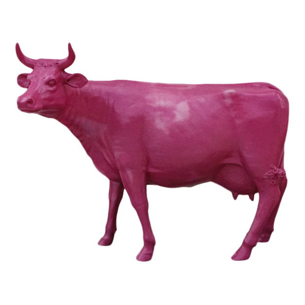 Cow Fibreglass Pink
