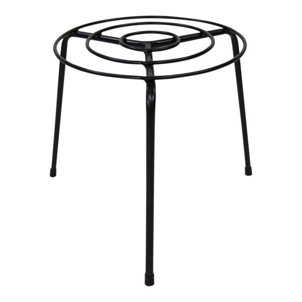 Plant Stand Round Black