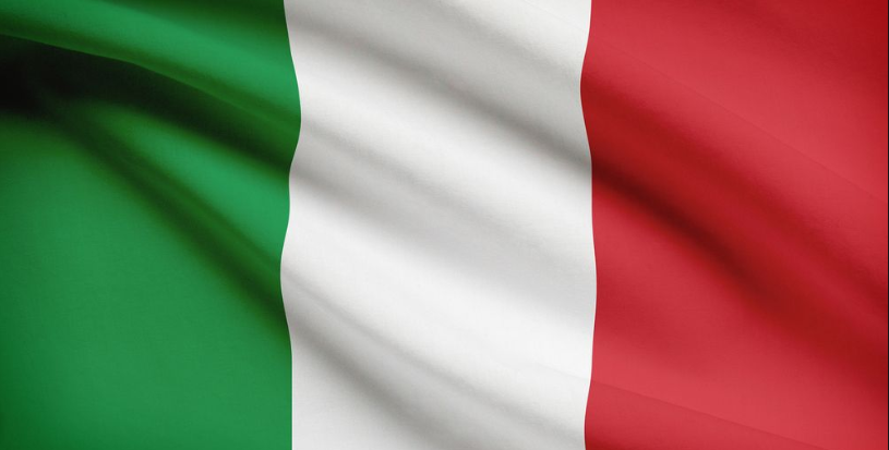 Flag Italian National Cloth