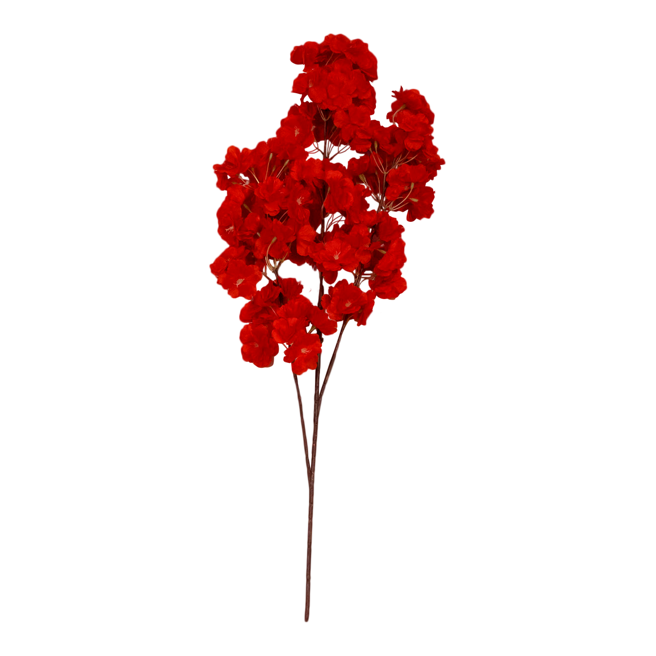 Floral Cherry Blossom Spray Red