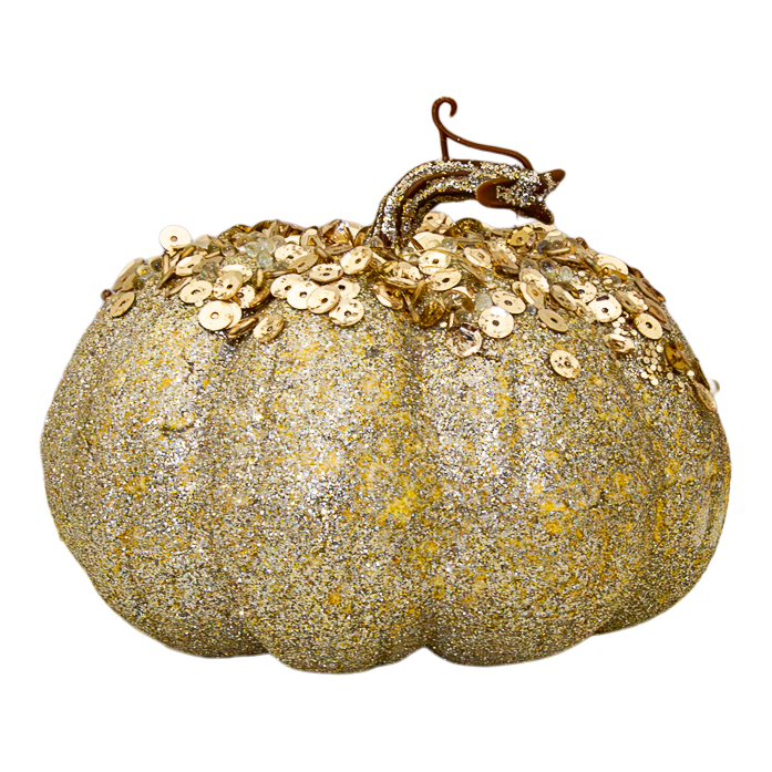 Pumpkin Poly Glitter Silver