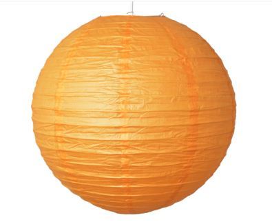 Lantern Paper Orange 30cmØ