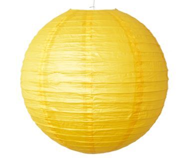 Lantern Paper Yellow 35cmØ