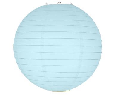Lantern Paper Baby Blue 30cmØ