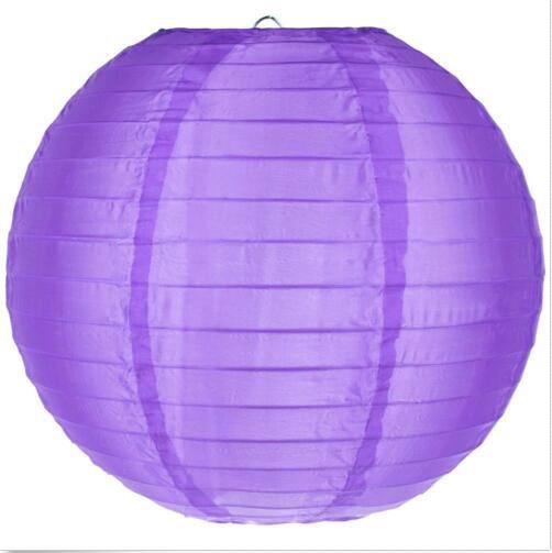 Lantern Nylon Purple 30cmØ