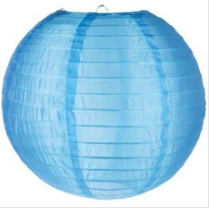 Lantern Nylon Bright Blue 35cm
