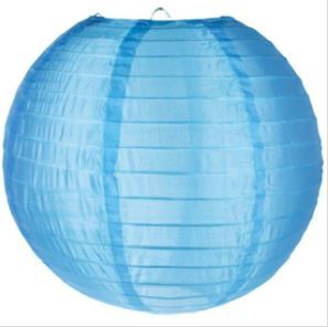 Lantern Nylon Bright Blue 35cmØ