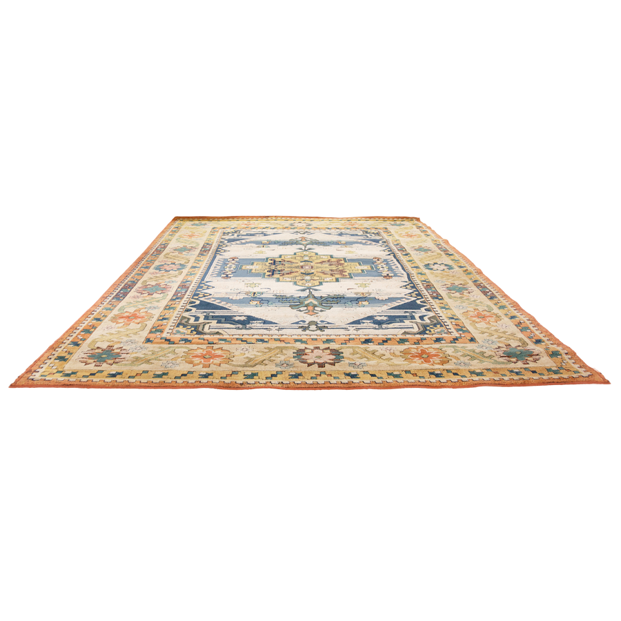 Rug Persian Orange Yellow