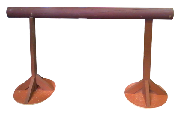 Post & Rail Set Rustic Timber