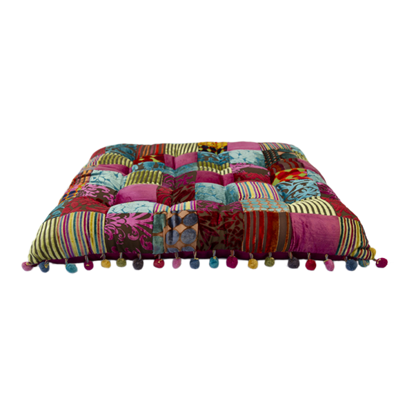 Cushion Velvet Patch Yoga Floor