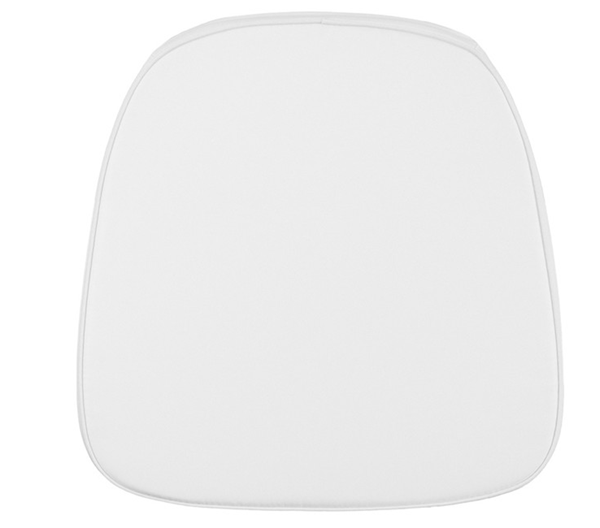 Linen Chair Cover Cotton Velcro Ties White