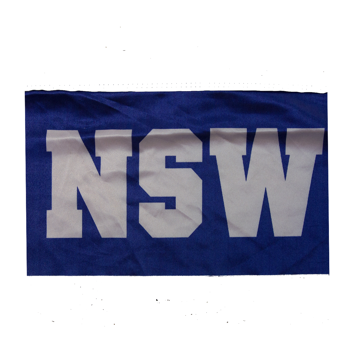 Bunting Rectangle Fabric NSW Blue