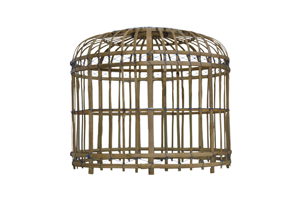 Chandelier Basket Bamboo Natural