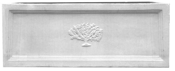 Planter Tuscan Trough Sandstone White