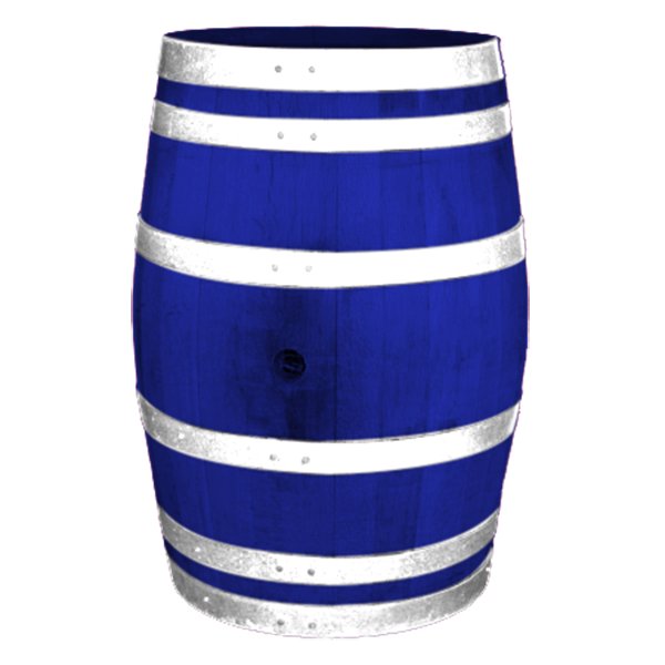 Barrel Wine Timber Blue