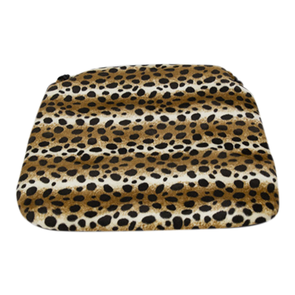 Chair Pad Cotton Leopard Print