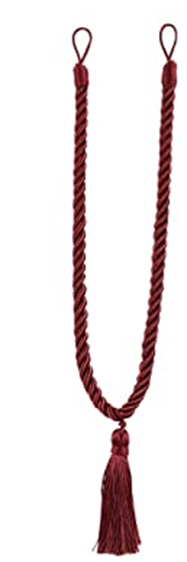 Curtain Tassel Tie Burgundy