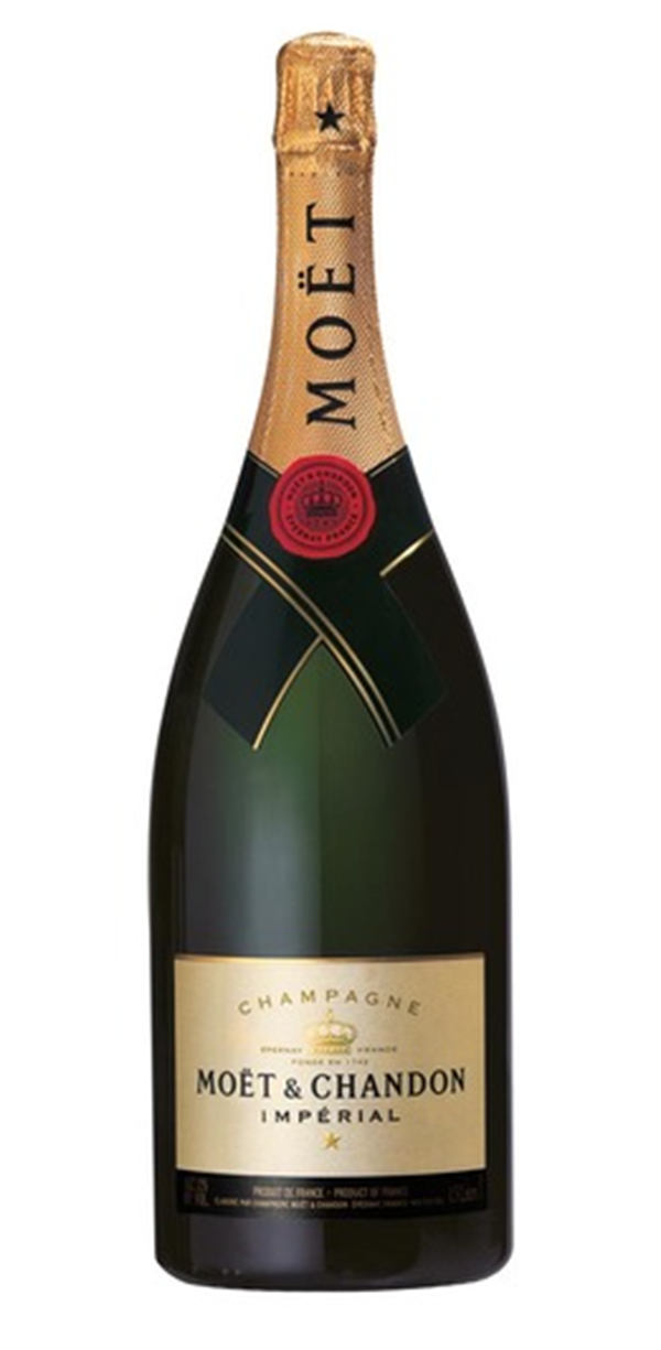 Glass Wine Bottle Moet