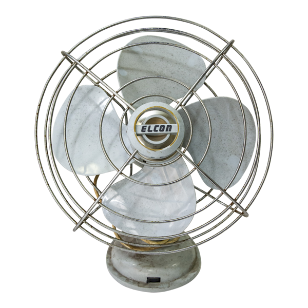 Fan Electric Metal & Plastic Blue