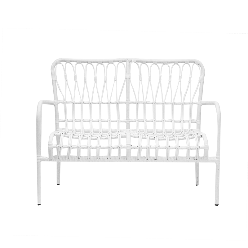 Lounge Seater 2 Havana White x 550mmD