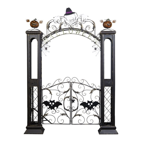 Halloween Gates Metal Black