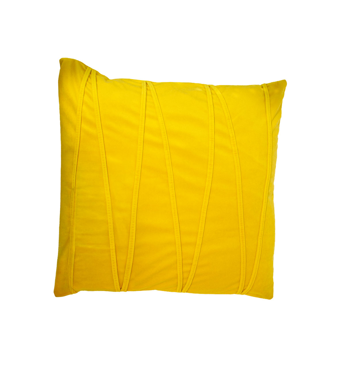 Yellow Velvet Cushions