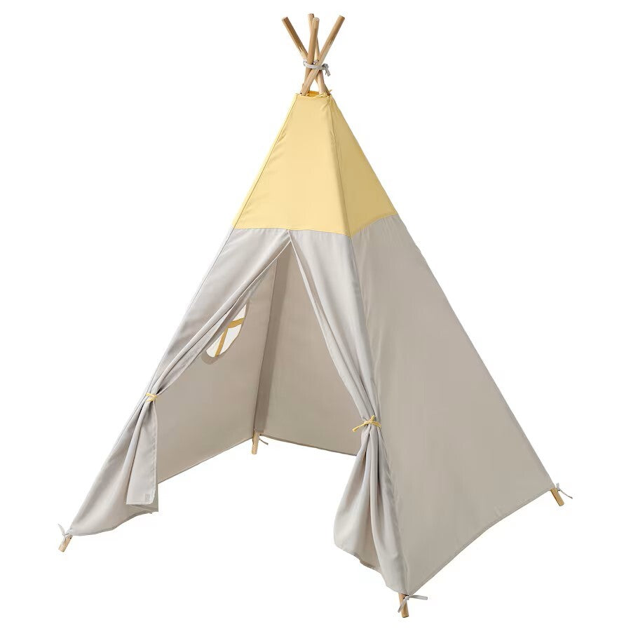 Teepee Linen Yellow &  White