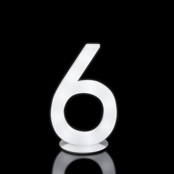 Glow Number LED '6'