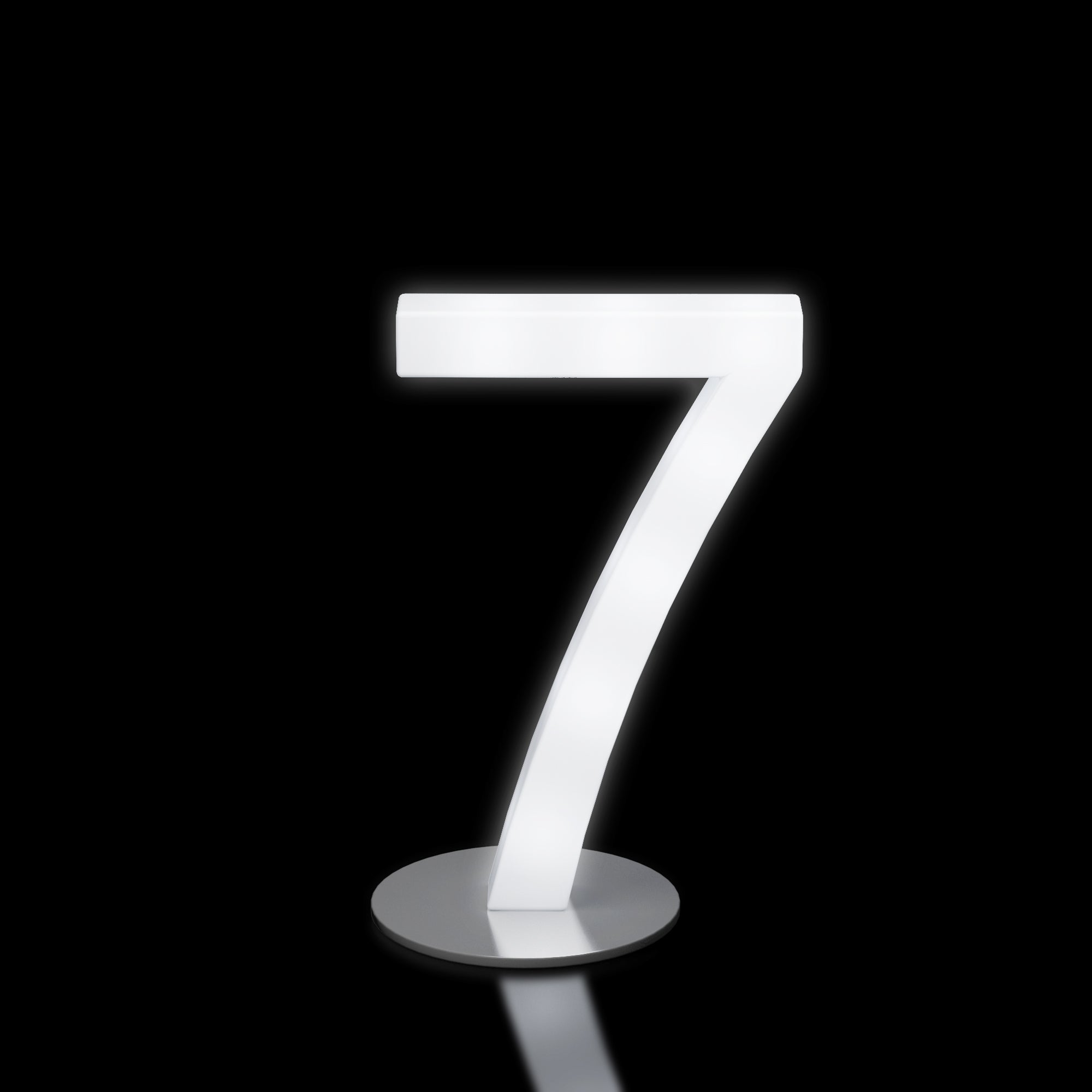 Glow Number LED '7'