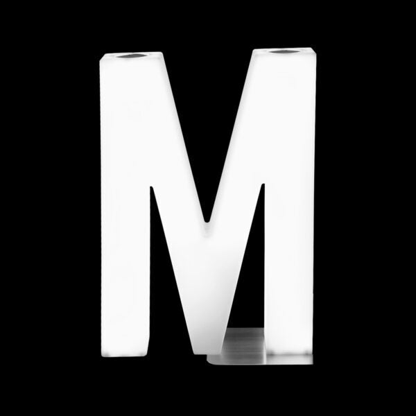 Glow Letter LED 'M'
