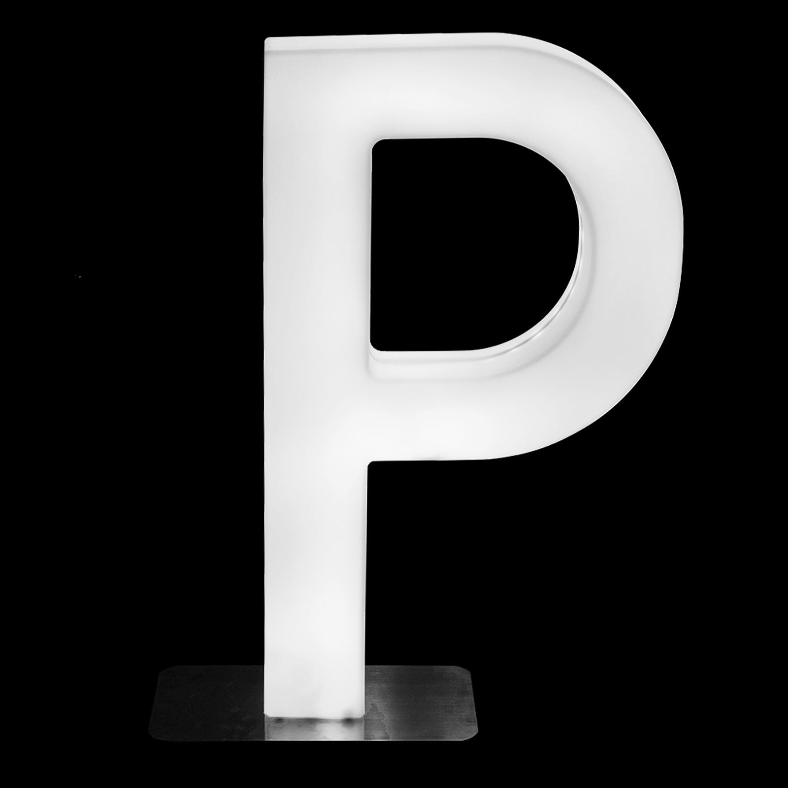 Glow Letter LED 'P'