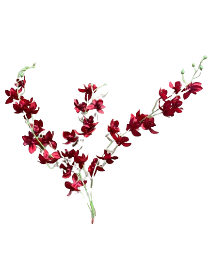 Floral Orchid Red Small