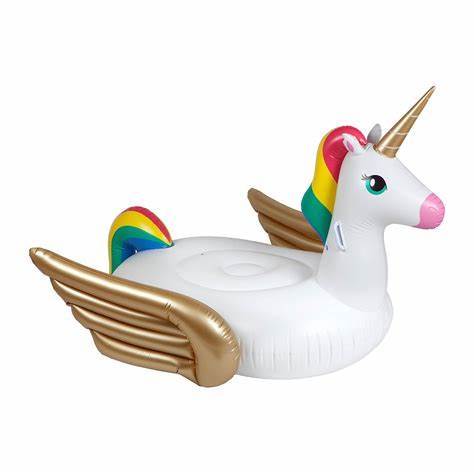 Inflatable Lilo Unicorn White