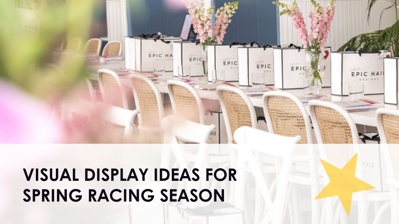 Visual Display Ideas for Spring Racing Season
