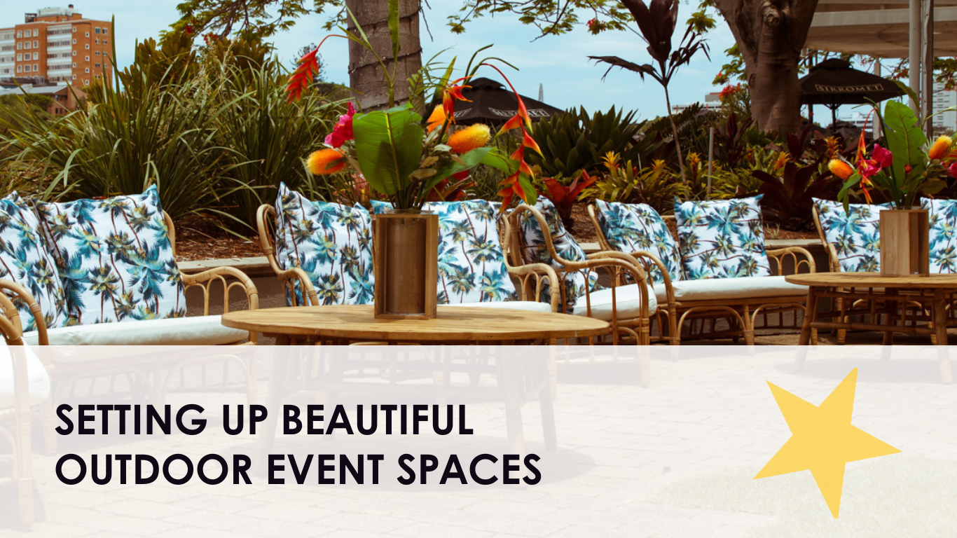 Setting Up Beautiful Outdoor Event Spaces