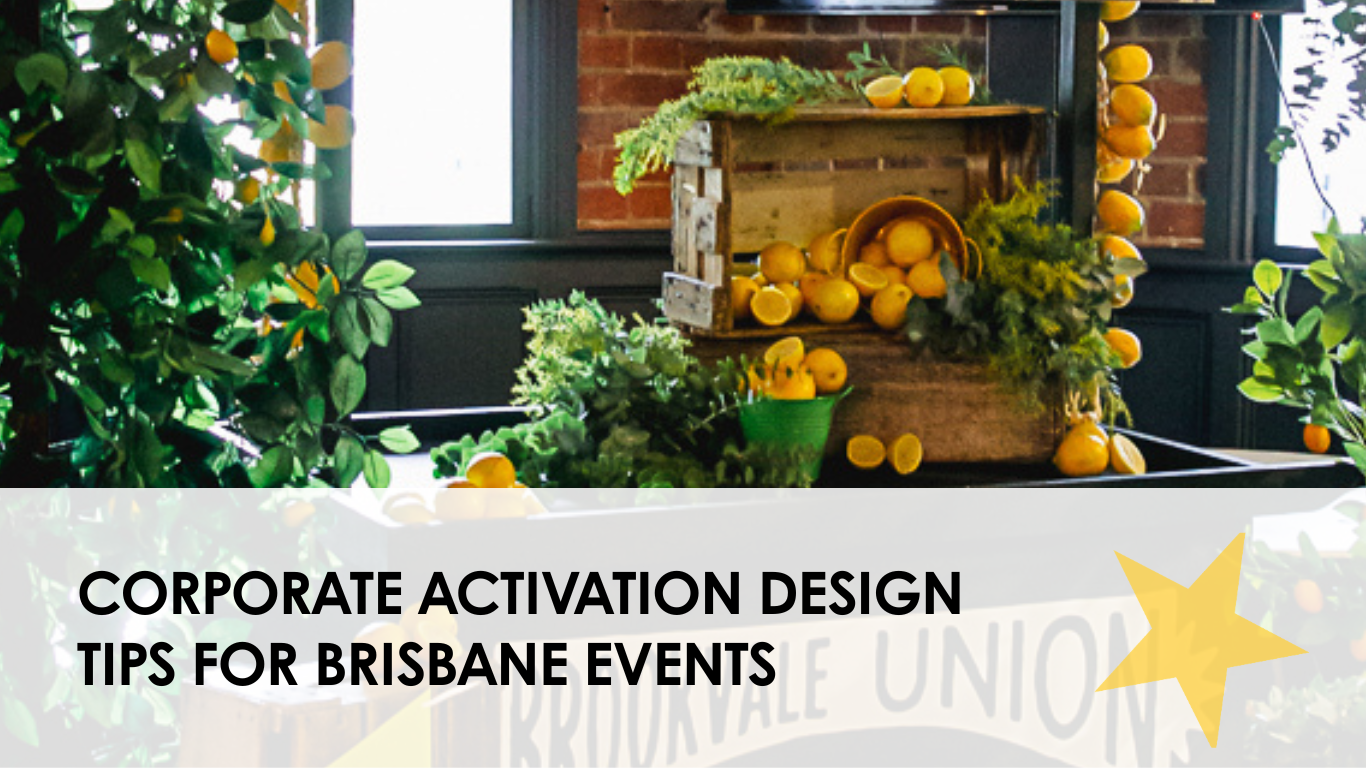 Strategic Styling for Corporate Activations in Brisbane
