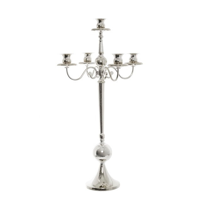 Candelabra 5 Prong Silver