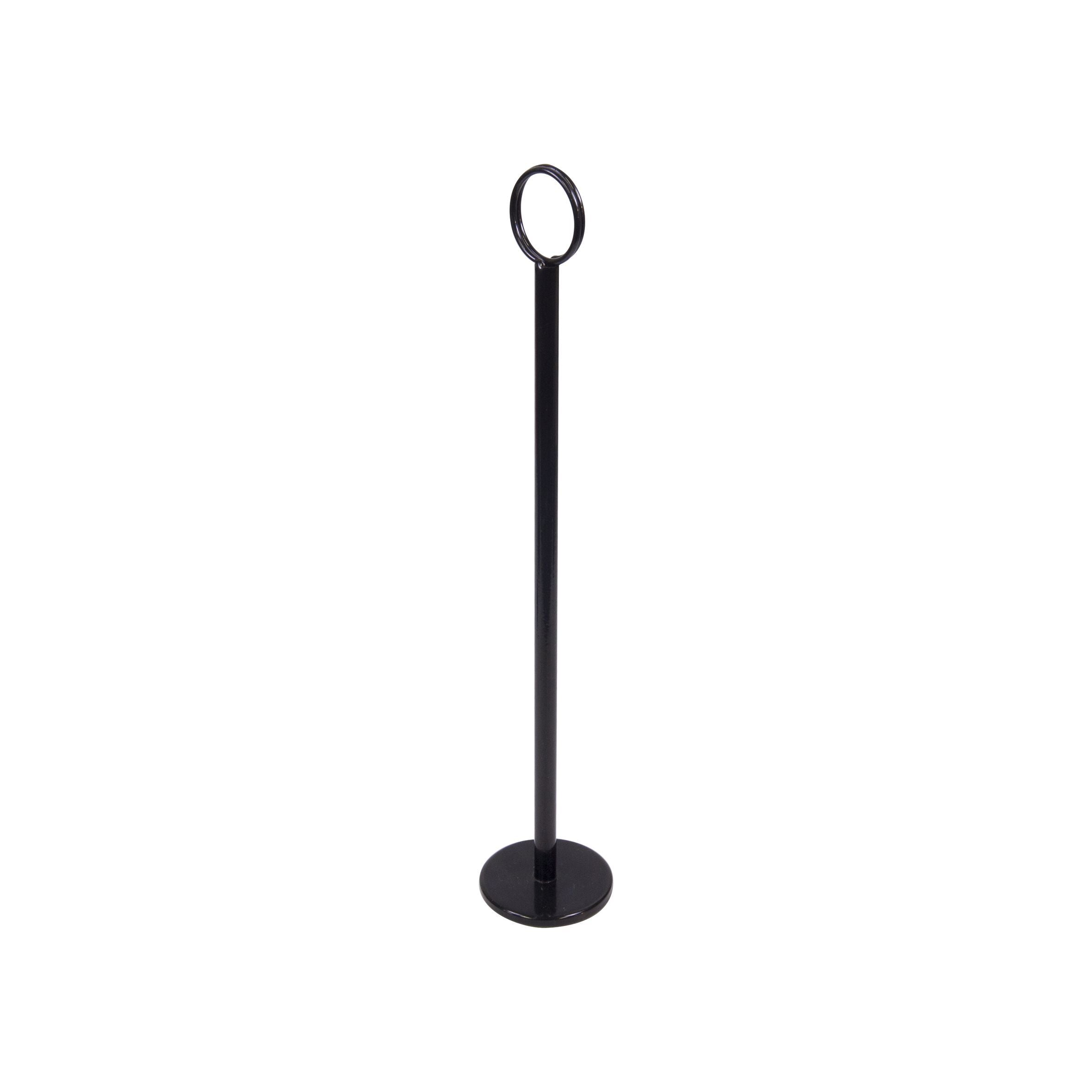 Table Number Stand Black 20cm