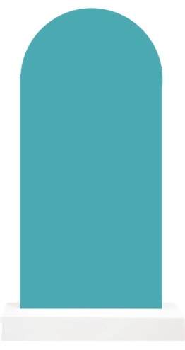 Backdrop Arch Turquoise