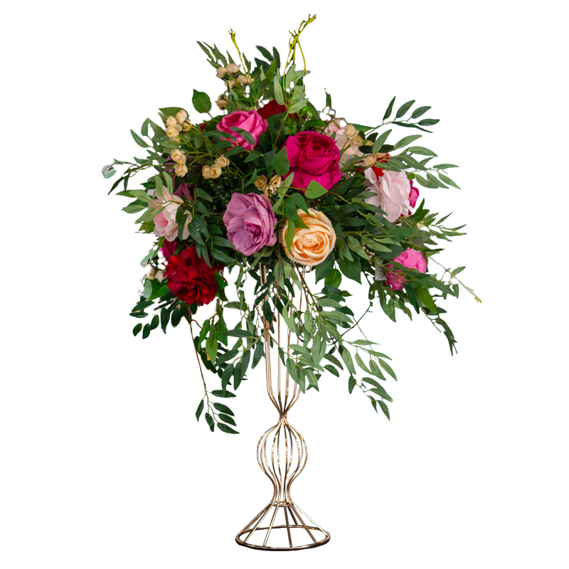 Rose Flower Ball On Stand