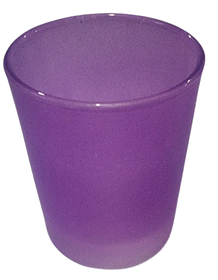 Frosted Purple Tea Light