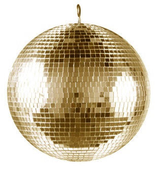 Mirror Ball  GOLD 30cm